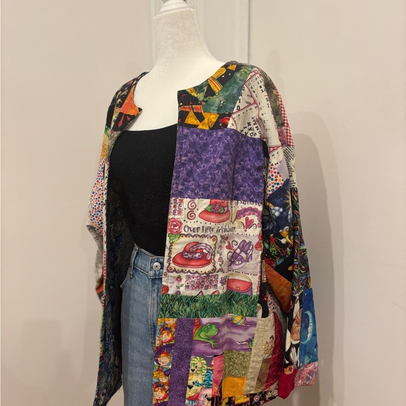 Colorful Handmade Patchwork Jacket - Picture 2 of 6